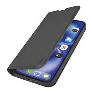 sbs Wallet Smooth Handyhülle für Apple iPhone 16e schwarz