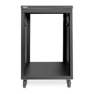 DIGITUS Universal 19-Zoll Equipment Rack mit Rollen, 16HE