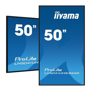 IIYAMA 125.7cm(50") LH5041UHS-B2AG 16:9 3xHDMI+USB VA 4K bl. retail