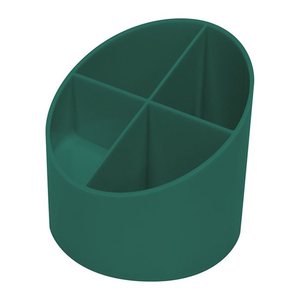 helit Stiftehalter the green cross grün Kunststoff 4 Fächer 11,0 x 11,0 x 10,5 cm
