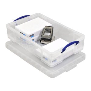 Really Useful Box Aufbewahrungsbox 33,0 l transparent 71,0 x 44,0 x 16,5 cm, 1 St.