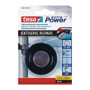 tesa extra Power Extreme Repair Gewebeband schwarz 19,0 mm x 2,5 m 1 Rolle