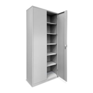 Aktenschrank aus Stahl – 920 x 420 (6 OH) – Korpus in Lichtgrau