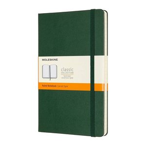 MOLESKINE Notizbuch ca. DIN A5 liniert, myrtengrün Hardcover 240 Seiten, 1 St.