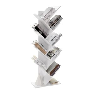 VASAGLE Bücherregal weiß 50,0 x 25,0 x 141,5 cm, 1 St.