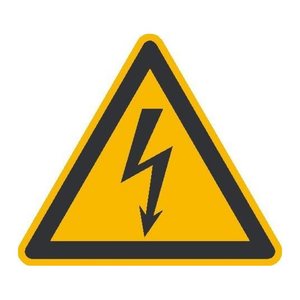 SafetyMarking® Warnaufkleber "Warnung vor elektrischer Spannung" dreieckig 20,0 x 20,0 cm, 1 St.