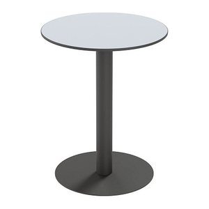 meet powered by PAPERFLOW CROSS Bistrotisch rund HPL-Platte grau 60,0 x 60,0 x 75,0 cm, 1 St.