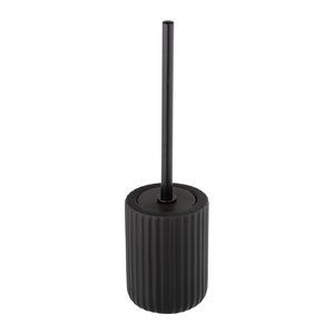 WENKO WC-Garnitur Belluno schwarz Stein, 1 St.