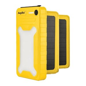 Aqiila® POWERBIRD BS10 Solar-Powerbank 10.000 mAh gelb