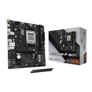 ASRock A620AM-P WiFi AM5 mATX HDMI/DP DDR5