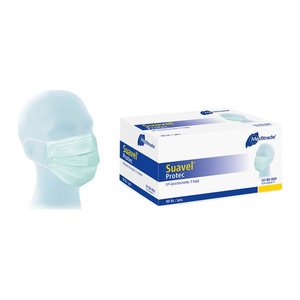 Meditrade® medizinischer Mundschutz Suavel® Protec DIN EN 14683:2019 Typ II, 50 St.