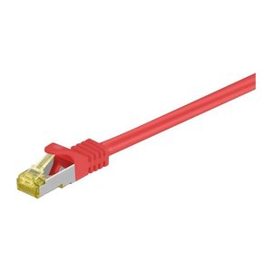 goobay RJ-45 Netzwerkkabel 5,0 m rot bis zu 10,00 Gbit/Sek. bis zu 500 MHz, 1 St.