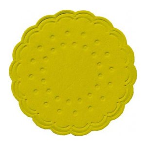 DUNI Tropfdeckchen kiwigrün Ø 7,5 cm, 250 St.