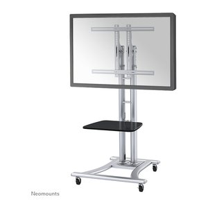 Neomounts TV-Ständer mit Rollen PLASMA-M1800E silber, schwarz