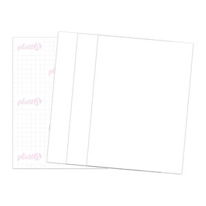 plottiX Sublimationspapier weiß,  100 Blatt