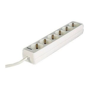 hama 6-fach Steckdosenleiste 1,4 m weiß