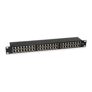 Equip 19" Patchpanel 48xRJ45 Cat6 FTP 1U 250MHz RAL9005