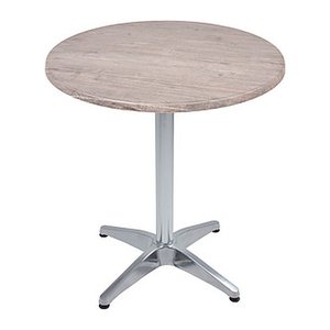 Garden Pleasure BRENTA Bistrotisch rund Spanplatte hellbraun 70,0 x 70,0 x 74,0 cm, 1 St.