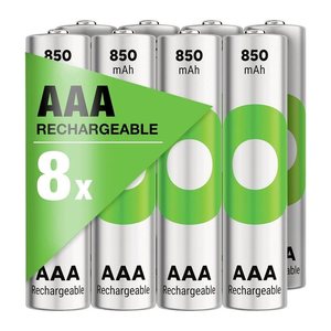 GP Akkus ReCyko+ Ni-MH Micro AAA 850 mAh, 8 St.