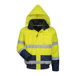 elysee® unisex Warnjacke SIEGFRIED gelb, marine Größe M
