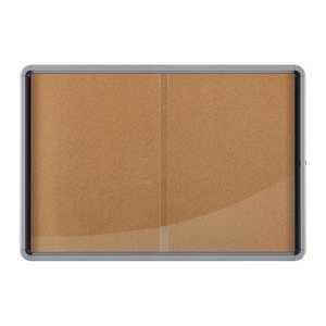 nobo Schaukasten silber 18x DIN A4 135,5 x 6,3 x 97,0 cm, 1 St.