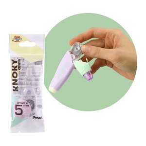 Pentel Nachfüllkassette für Korrekturroller KNOKY 5,0 mm, 1 St.