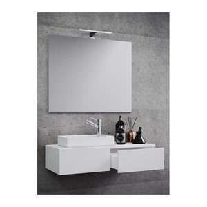 VCM my bath Badmöbel-Set 3-teilig Gudas 914832 weiß 85,0 x 35,0 x 29,5 cm