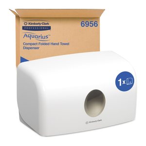 Aquarius® Papierhandtuchspender 6956 weiß Kunststoff, 1 St.