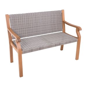 Garden Pleasure Gartenbank ROSARIO 985084 natur, grau Holz 120,0 cm