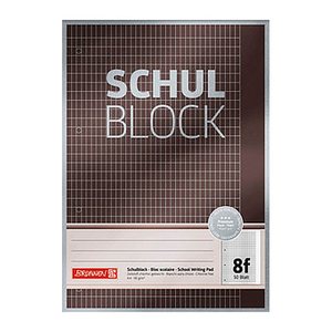 BRUNNEN Briefblock Premium DIN A4 rautiert Lineatur 8f, 1 St.