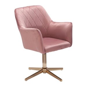 WOHNLING Esszimmerstuhl WL6.306 rosa Stoff, 1 St.