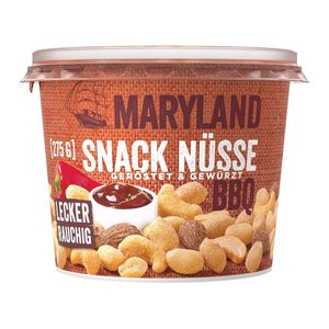 MARYLAND SNACK NÜSSE BBQ Nüsse 275,0 g, 1 St.