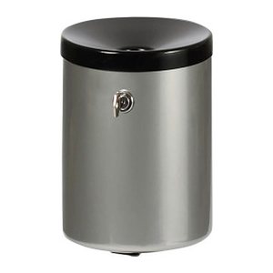 TKG Rondo Maxi Wandaschenbecher silber abschließbar, 1 St.