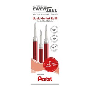Pentel EnerGel Gelschreiberminen rot 0,35 mm 3 St.