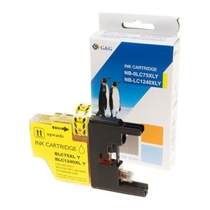G&G Tintenpatrone kompatibel mit Brother LC-1240Y Gelb