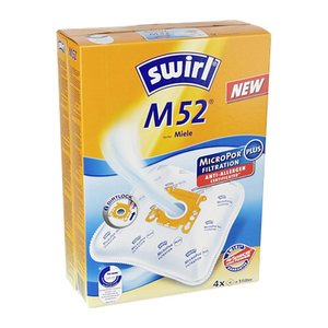 swirl® MicroPor® Plus M 52 Staubsaugerbeutel, 4 St.
