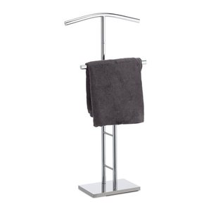 relaxdays Herrendiener silber Metall 49,0 x 106,0 cm, 1 St.