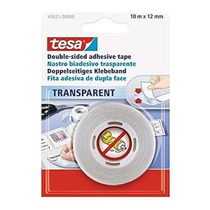 tesa doppelseitiges Klebeband 10m 12mm transparent
