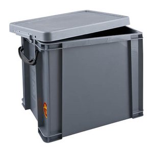 Really Useful Box Aufbewahrungsbox 19,0 l silber 39,5 x 25,5 x 29,0 cm, 1 St.