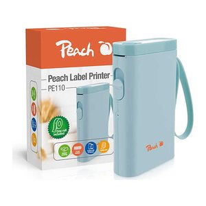 Peach Label Printer PE110 blau