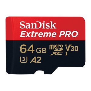 SanDisk Speicherkarte microSDXC-Card Extrem PRO, 64 GB, 1 St.