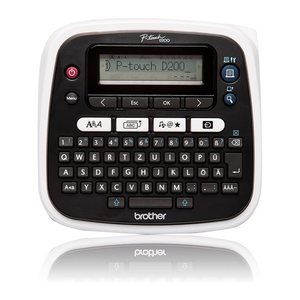 brother P-touch D200BW Beschriftungsgerät schwarz, weiß