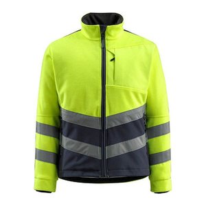 MASCOT® unisex Warnjacke SHEFFIELD gelb, schwarzblau Größe XL