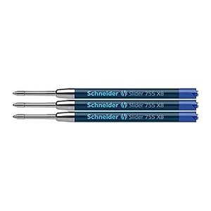 Schneider Slider 755 Kugelschreiberminen XB blau, 3 St.