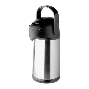 helios® Isolierkanne Pipe Edelstahl/schwarz 2,5 l, 1 St.