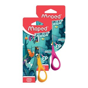 maped Kinderschere JUNGLE fever petrol/pink 12,0 cm