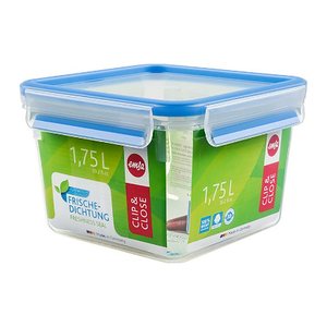 emsa Frischhaltedose CLIP & CLOSE 11,1 cm hoch transparent 1,75 l, 1 St.