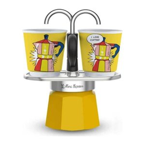 BIALETTI Mini Express Espressokocher gelb, 2 Tassen