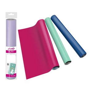plottiX Vinylfolie permanent grün 31,5 cm x 1,0 m,  1 Rolle