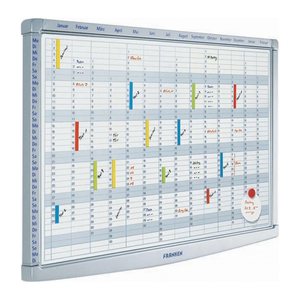 FRANKEN EuroLine® 5000 Jahresplaner, Monatseinteilung 94,5 x 61,5 cm